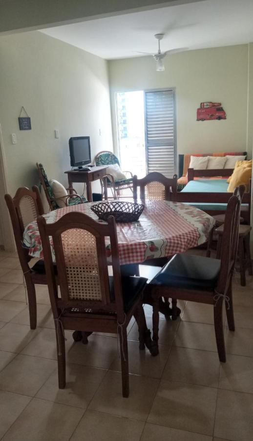 Apartamento Aconchegante A Beira Mar Praia Grande  Bagian luar foto